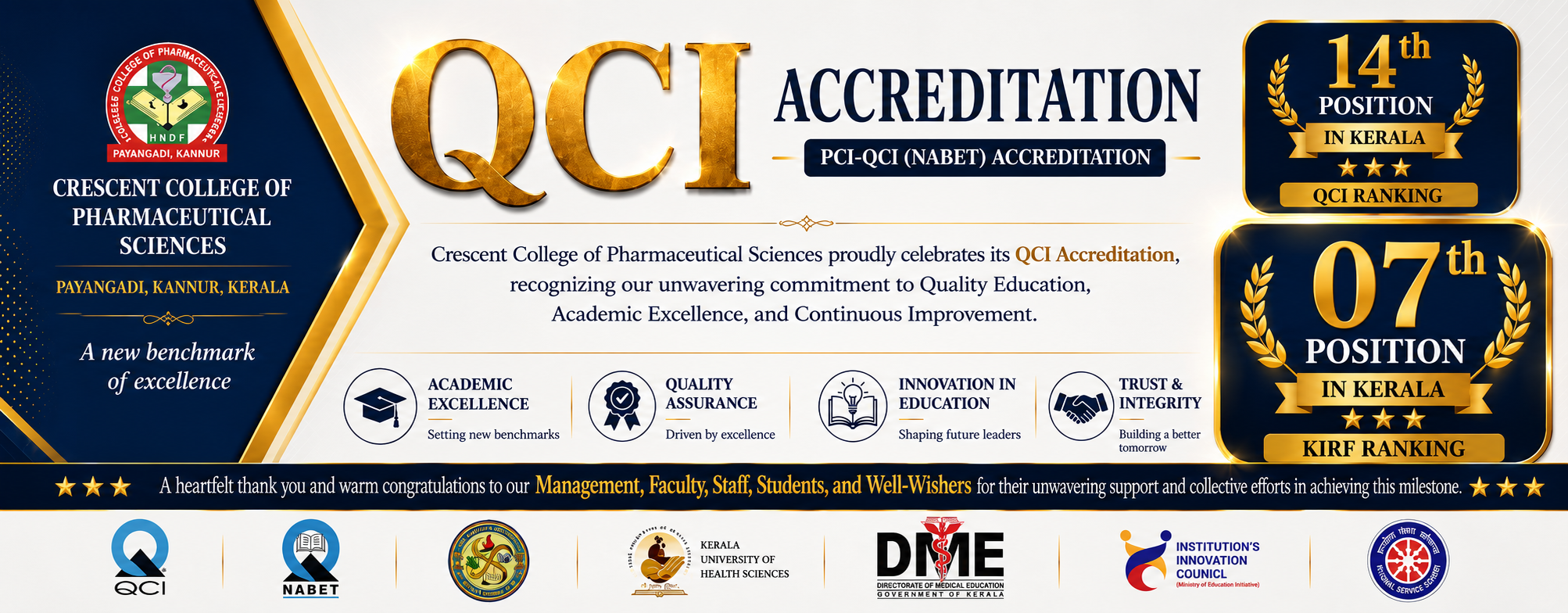 Crescent College of Pharmaceutical Sciences